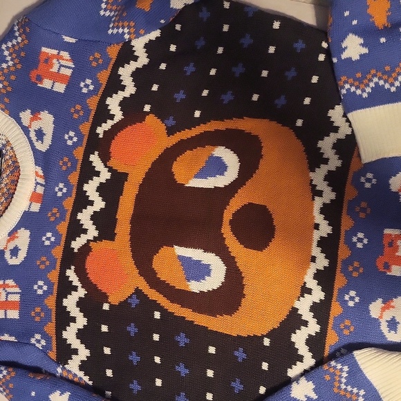 Geeknet Animal Crossing Tom Nook Holiday Ugly Sweater Unisex Size L - Picture 1 of 7